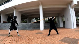 츠바이핸더투핸더소드 vs 창zweihandertwo handed sword vs spear [upl. by Niwri916]