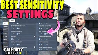 BEST SENSITIVITY SETTINGS THATLL MAKE YOU A PRO IN CALL OF DUTY MOBILE 2024 [upl. by Otsirc]