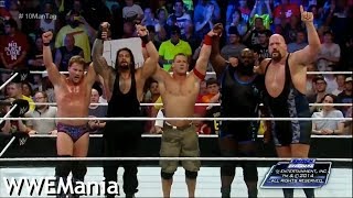 WWE John Cena vs رومان رينز vs بيج شو vs كين رولز سيث رولينز vs براي وايت vs كريس أريحا [upl. by Weibel]