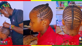 MITINDO YA NYWELEZA MKONO Jinsi Ya Kusuka Nywele Za Mkono Mtindo Huu Ep 02 How To Do Natural hair [upl. by Ettennan]