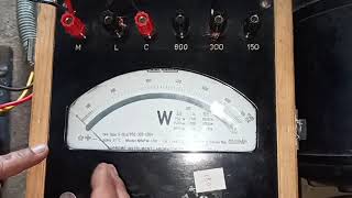 Wattmeter Connection [upl. by Attenad]