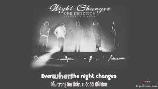 Lyrics  Vietsub  One Direction  Night changes [upl. by Gwenneth241]