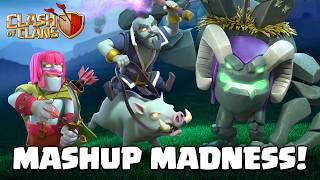 Mashup Madness NEW TROOPS Clash of Clans [upl. by Sualokcin]