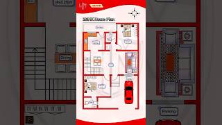 House plan 11x1675m  2BHK Floor plan homedesign houseplan floorplan shorts [upl. by Alian]