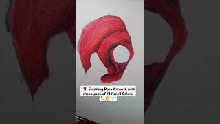 quotFrom Simple to Stunning 🌹🔴 Watch This Rose Blossomquot rose rosejourneyartwork realisticroses [upl. by Zetnom]