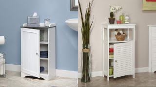 Best White Bathroom Floor Cabinet  Ideal Furniture [upl. by Eruza]