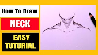 How to draw neck drawing for beginners  Neck Anatomy Drawing Fundamentals Basic drawing tutorials [upl. by Krenn590]