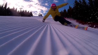 Ski Carving Fischer The Curv in Borno Monte Altissimo [upl. by Lisbeth828]