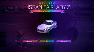 THE NEW NISSAN FAIRLADY Z CAR Rocket League Season 15 Update [upl. by Eisak]