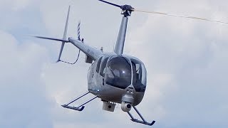 Helicopters Takeoffs Robinson R44 and Eurocopter AS 350 Video  Helicopter Videos for Children [upl. by Noit]