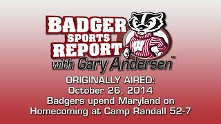 Badger Sports Report with Gary Andersen UW 52 MD 7 [upl. by Olenta590]