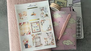 Hobonichi Cousin Plan With Me Week B 23rd October 2023 Using Little Bloom Paperie Weekly Kit [upl. by Rizzi497]