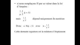 electrotechnique ch5 circutis magnetiques DC partie3 [upl. by Eelrihs]