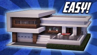 Minecraft How To Build A Large Modern House Tutorial 22 [upl. by Robbyn583]