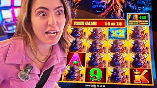 OMG RARE MASSIVE Jackpot on LUCKIEST Buffalo Slot Machine EVER [upl. by Remmus468]