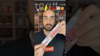 Food ASMR Eating a Supreme Smarties Candy Necklace🤩 asmr food satisf sweeeet 😜😜😜😜 [upl. by Awjan]