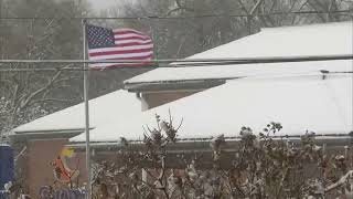 RAW VIDEO Heavy Snowfall in Mundelein Illinois [upl. by Gant]