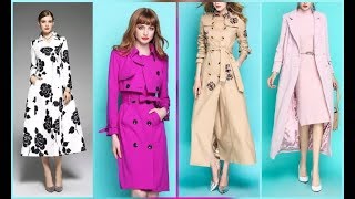 МОДНЫЕ ПЛАЩИ ОСЕНЬЗИМА 2019 Plashlar fasonlari Тренчи Trench Coat Lookbook [upl. by Hollah]