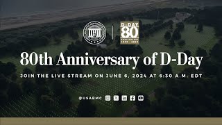 80th Anniversary of DDay at Normandy American Cemetery [upl. by Napas551]