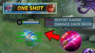 KARRIE NEW SEASON LIFESTEAL HACK BUILD MUST TRY  KARRIE BEST UPDATED BUILD AND EMBLEM 2024 [upl. by Ahsilif]