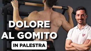 Dolore al gomito in palestra  Programma pratico per guarire [upl. by Ennaer]