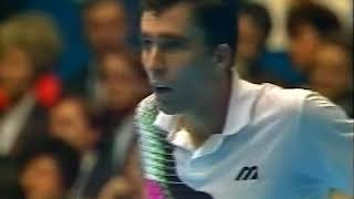 Rotterdam 1991 F Camporese vs Lendl 13 [upl. by Ellemac]