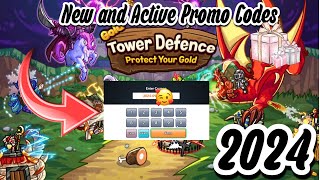 🗼NEW Gold Tower Defence Coupon Codes 2024Redeem Your Free Gold Tower Defence M Reward🎁EbonX Gaming [upl. by Salmon178]