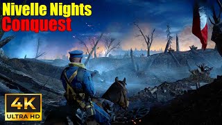 Battlefield 1 in 2024 Aggressive Sniping  Full Match on Nivelle Nights PC 4K  No Commentary [upl. by Abbye]