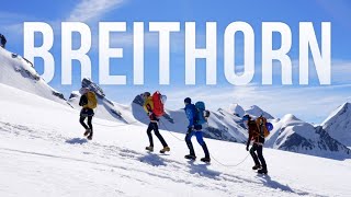 My First 4000m Summit in the Swiss Alps  Breithorn [upl. by Hairam]