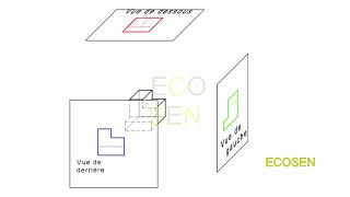 Leçon n° 2  Les différentes vues orthogonales dun objet [upl. by Rundgren959]