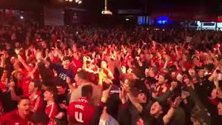 Liverpool fans sing the Virgil van Dijk song in Munich [upl. by Wescott]