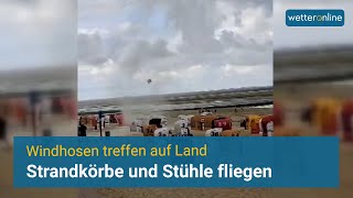 Strandkörbe und Stühle fliegen umher [upl. by Verene849]