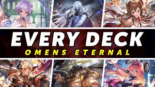 Competitive Deck For EVERY Class in Omens Eternal Shadowverse Evolve BP5 [upl. by Norm607]