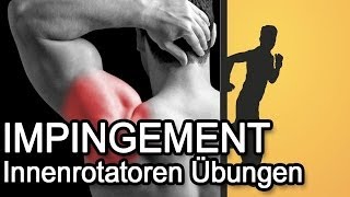 Impingement Syndrom Übungen  3 Übungen für die Innenrotatoren [upl. by Teodoro929]