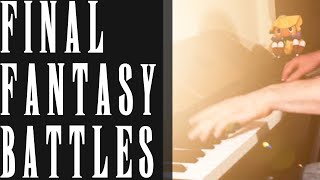 Final Fantasy Battle Themes Piano Medley I II III IV V VI VII VIII IX X [upl. by Atinehc]