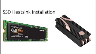 M2 SSD Heatsink Installation Sabrent Rocket [upl. by Nnaeiram]