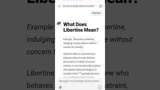 What Does Libertine Mean [upl. by Yale537]