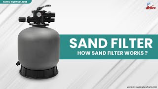 How sand filter Works [upl. by Steve]