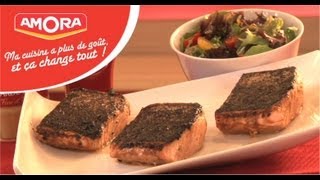 Pavé de saumon laqué au ketchup  750g [upl. by Eihs255]