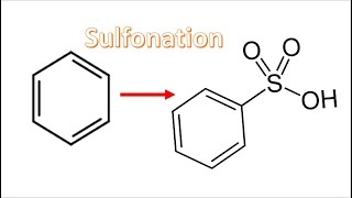 Sulfonation du Benzène [upl. by Swanhildas]