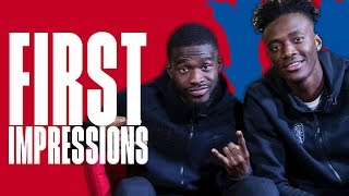 quotIm STILL Starstruckquot 🤩  Fikayo Tomori amp Tammy Abraham  First Impressions [upl. by Anelam]