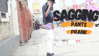 SAGGING PANTS PRANK  SAGGING PANTS PRANK ON PUBLIC  FUNNY SAGGING PRANK SAG PRANK PUBLIC REACTION [upl. by Amalberga]