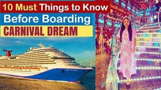 Carnival Dream Features and Overview [upl. by Nofpets]