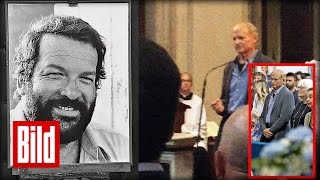 Bud Spencer Terence Hills Rede bei der Trauerfeier  rührend funerale [upl. by Ansela]