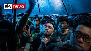 Hong Kong March of the umbrellas [upl. by Nohsyar386]