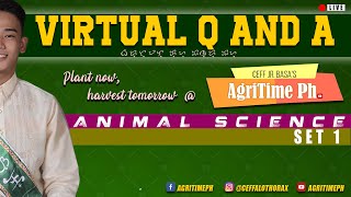 VIRTUAL Q AND A  ANIMAL SCIENCE  SET 1  Licensure Examination for Agriculturist Practice Test [upl. by Terbecki]