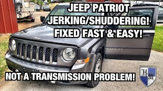 THIS IS HOW WE FIXED THE JERKING amp SHUDDERING ON OUR JEEP PATRIOT EASY WAS NOT A TRANSMISSION ISSUE [upl. by Torhert]