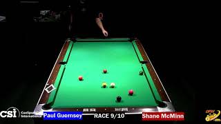 Paul Guernsey vs Shane McMinn  DFW 9 Ball Tour 1st stop Rustys Arlington TX 1262019 [upl. by Burkhard]