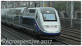 FerroTrains433 Rétrospective des différents trains de 2017  TGV TER RER Fret Infra et TM [upl. by Leigh]