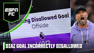 Explaining the ‘REMARKABLE’ mistake that led to VAR error in Spurs vs Liverpool  ESPN FC [upl. by Siroved]